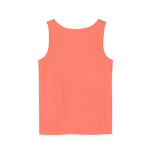 White And Coral Sunflower Tank Tops - Ocean State Styles