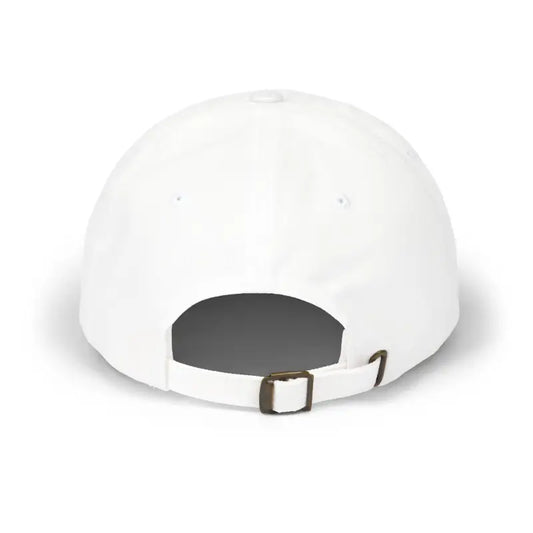 White Baseball Cap With Black Lab Design For Dog Lovers - Ocean State Styles