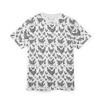 White Chicken Patterned Unisex T Shirt - Ocean State Styles