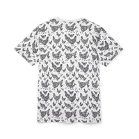White Chicken Patterned Unisex T Shirt - Ocean State Styles