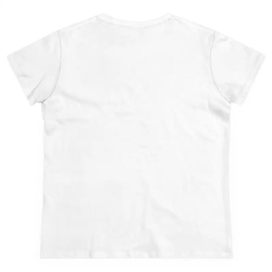 White Cotton T Shirt with Green Text for Women Casual Fun - Ocean State Styles