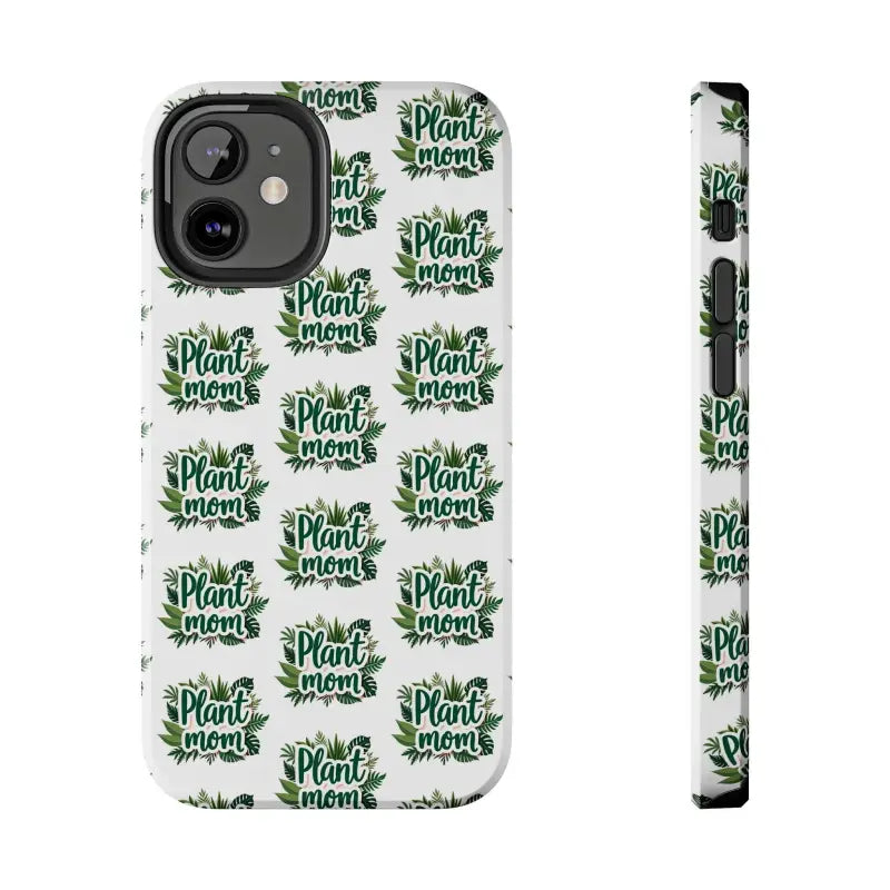 White Plant Mom Phone Case for iPhone and Samsung Styles - Ocean State Styles