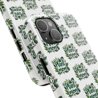 White Plant Mom Phone Case for iPhone and Samsung Styles - Ocean State Styles