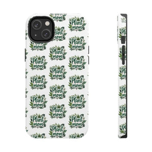 White Plant Mom Phone Case for iPhone and Samsung Styles - Ocean State Styles