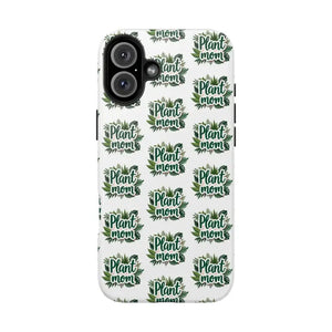 White Plant Mom Phone Case for iPhone and Samsung Styles - Ocean State Styles