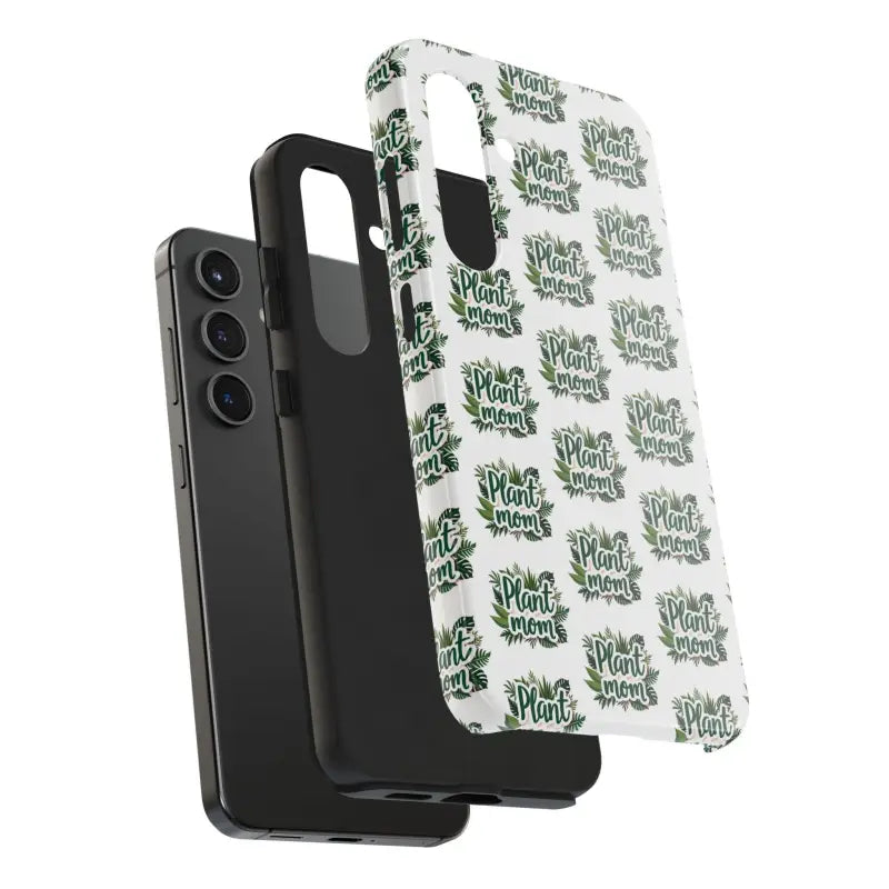 White Plant Mom Phone Case for iPhone and Samsung Styles - Ocean State Styles