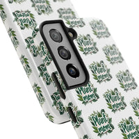 White Plant Mom Phone Case for iPhone and Samsung Styles - Ocean State Styles