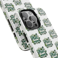 White Plant Mom Phone Case for iPhone and Samsung Styles - Ocean State Styles