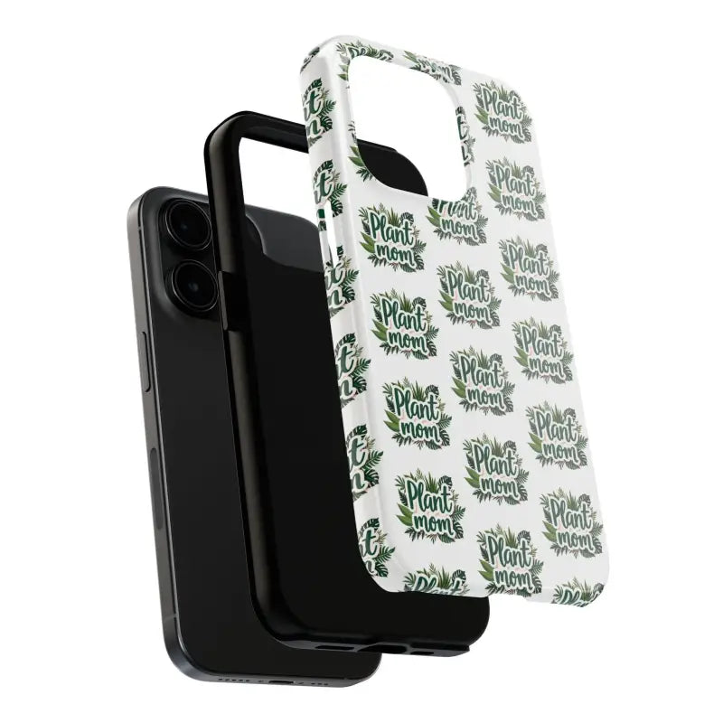 White Plant Mom Phone Case for iPhone and Samsung Styles - Ocean State Styles