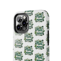 White Plant Mom Phone Case for iPhone and Samsung Styles - Ocean State Styles