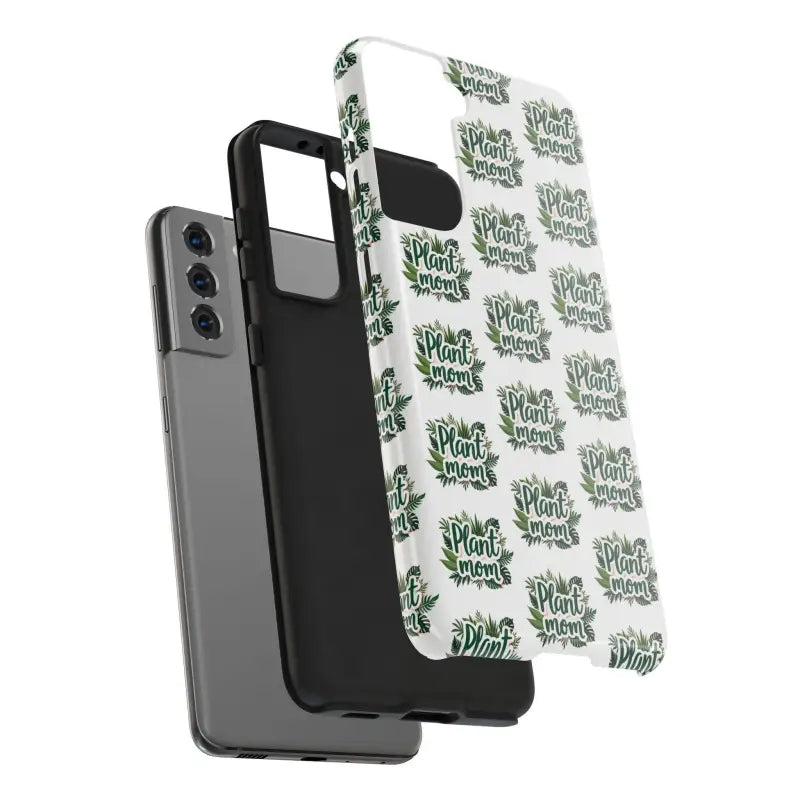 White Plant Mom Phone Case for iPhone and Samsung Styles - Ocean State Styles