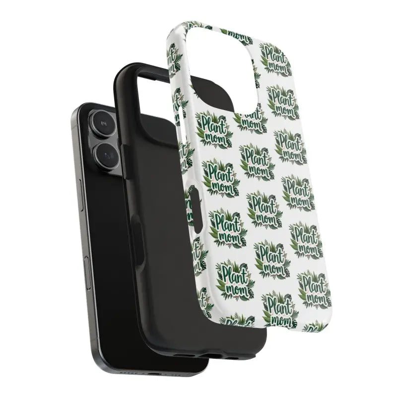 White Plant Mom Phone Case for iPhone and Samsung Styles - Ocean State Styles