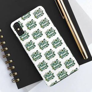 White Plant Mom Phone Case for iPhone and Samsung Styles - Ocean State Styles