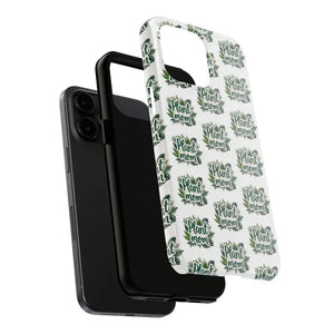 White Plant Mom Phone Case for iPhone and Samsung Styles - Ocean State Styles