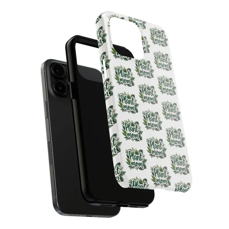 White Plant Mom Phone Case for iPhone and Samsung Styles - Ocean State Styles