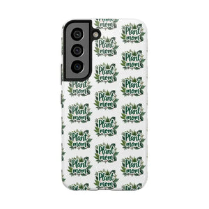 White Plant Mom Phone Case for iPhone and Samsung Styles - Ocean State Styles