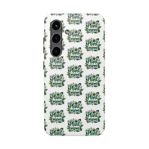 White Plant Mom Phone Case for iPhone and Samsung Styles - Ocean State Styles