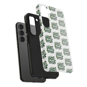 White Plant Mom Phone Case for iPhone and Samsung Styles - Ocean State Styles