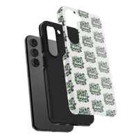 White Plant Mom Phone Case for iPhone and Samsung Styles - Ocean State Styles
