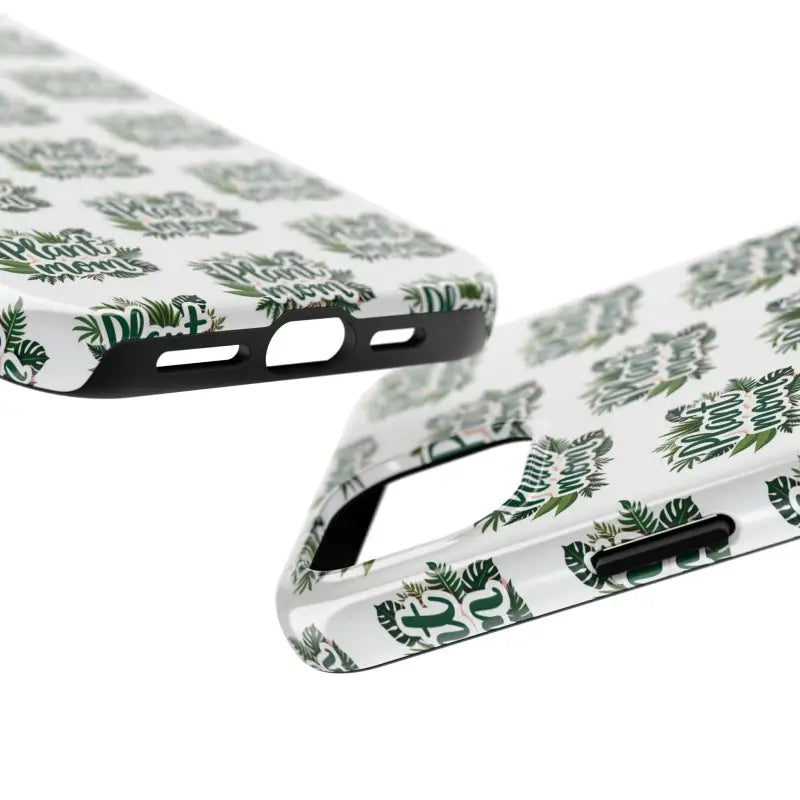 White Plant Mom Phone Case for iPhone and Samsung Styles - Ocean State Styles