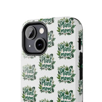White Plant Mom Phone Case for iPhone and Samsung Styles - Ocean State Styles