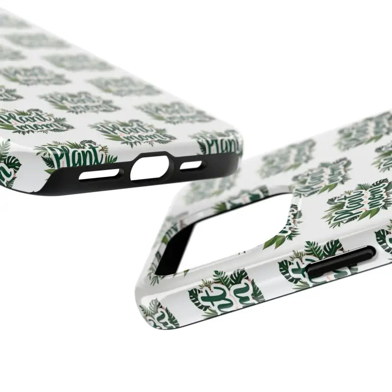 White Plant Mom Phone Case for iPhone and Samsung Styles - Ocean State Styles