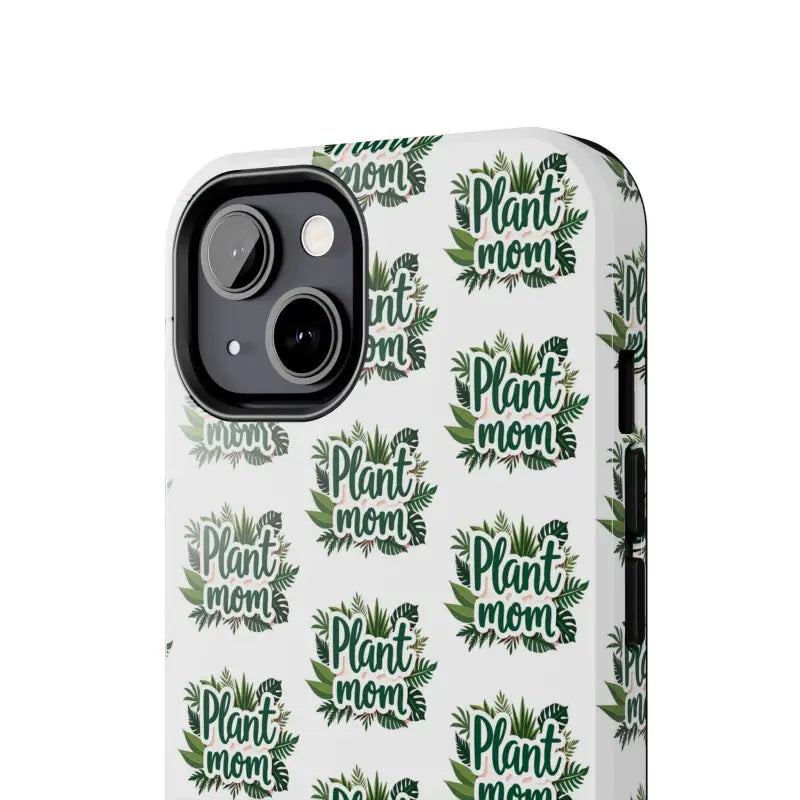 White Plant Mom Phone Case for iPhone and Samsung Styles - Ocean State Styles