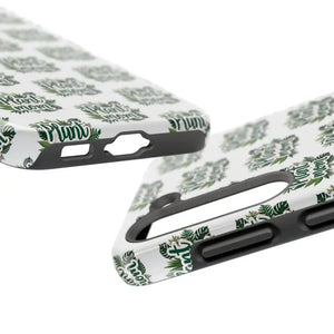 White Plant Mom Phone Case for iPhone and Samsung Styles - Ocean State Styles