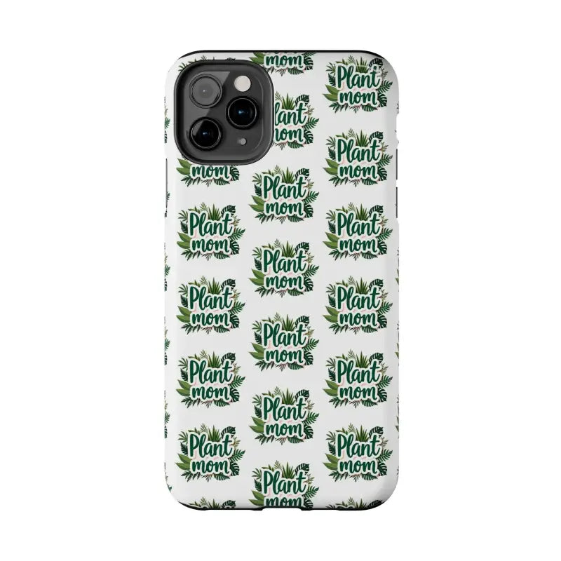 White Plant Mom Phone Case for iPhone and Samsung Styles - Ocean State Styles