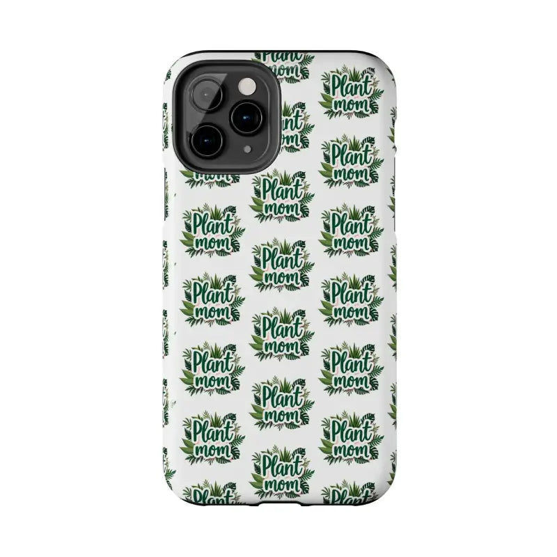 White Plant Mom Phone Case for iPhone and Samsung Styles - Ocean State Styles