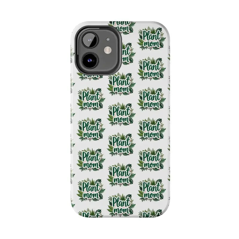 White Plant Mom Phone Case for iPhone and Samsung Styles - Ocean State Styles