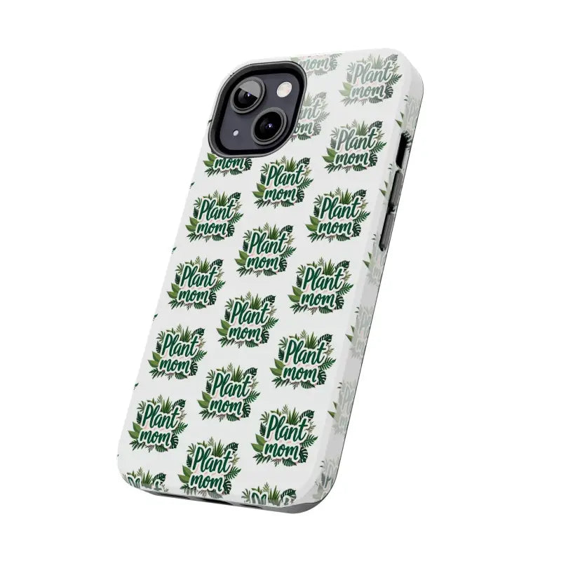 White Plant Mom Phone Case for iPhone and Samsung Styles - Ocean State Styles