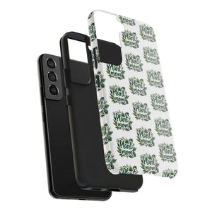 White Plant Mom Phone Case for iPhone and Samsung Styles - Ocean State Styles