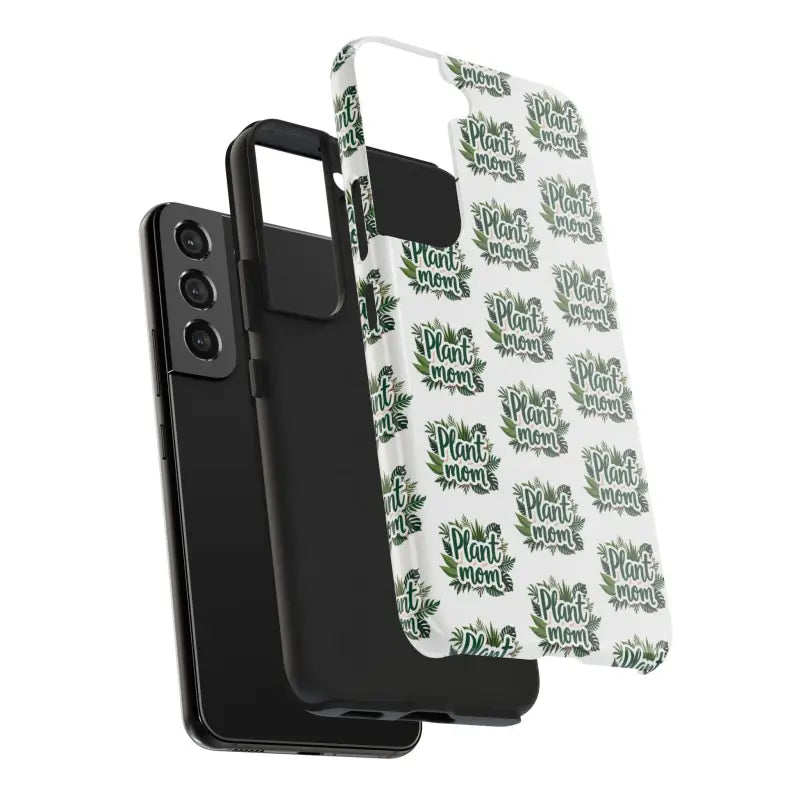 White Plant Mom Phone Case for iPhone and Samsung Styles - Ocean State Styles
