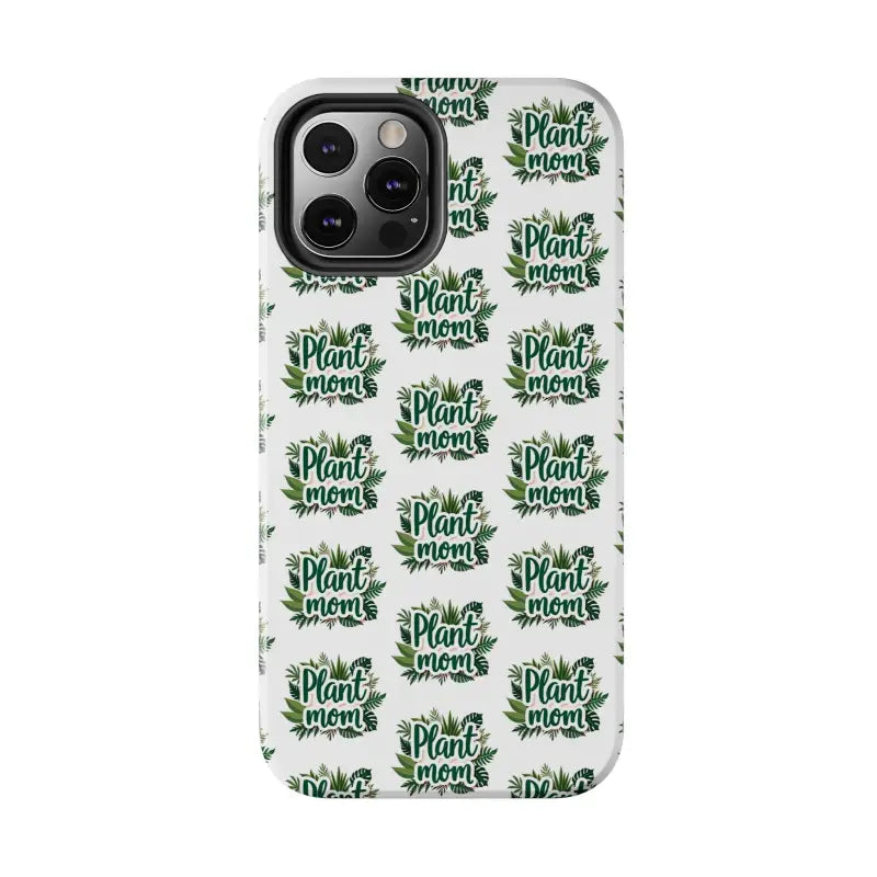 White Plant Mom Phone Case for iPhone and Samsung Styles - Ocean State Styles