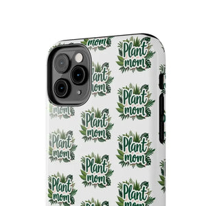 White Plant Mom Phone Case for iPhone and Samsung Styles - Ocean State Styles