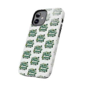 White Plant Mom Phone Case for iPhone and Samsung Styles - Ocean State Styles