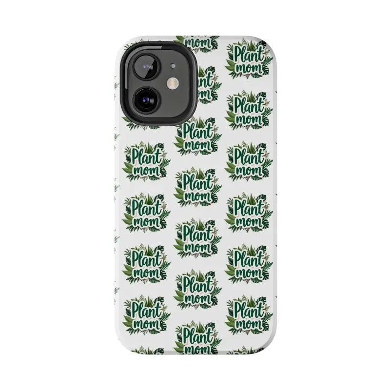 White Plant Mom Phone Case for iPhone and Samsung Styles - Ocean State Styles