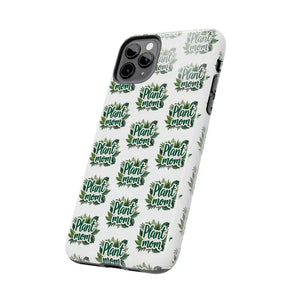 White Plant Mom Phone Case for iPhone and Samsung Styles - Ocean State Styles