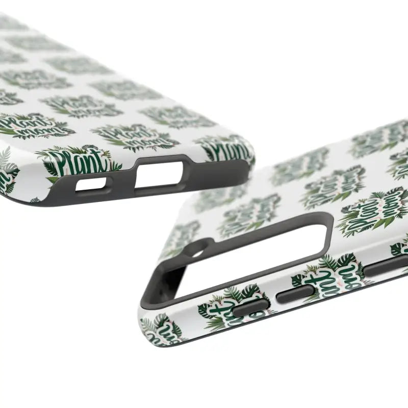 White Plant Mom Phone Case for iPhone and Samsung Styles - Ocean State Styles