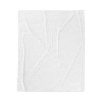 White Velveteen Plush Blanket with Plant Mama Pattern Delight - Ocean State Styles