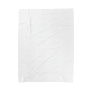 White Velveteen Plush Blanket with Plant Mama Pattern Delight - Ocean State Styles