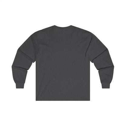 Charcoal gray long-sleeved Witty Snowboarding shirt for outdoor enthusiasts