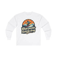 Witty Snowboarding Long Sleeve Shirt for Winter Sports Adventure - Ocean State Styles