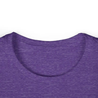 Purple heathered crew neck Women Cat Lady Graphic Tee in Pink, Purple, and Light Blue