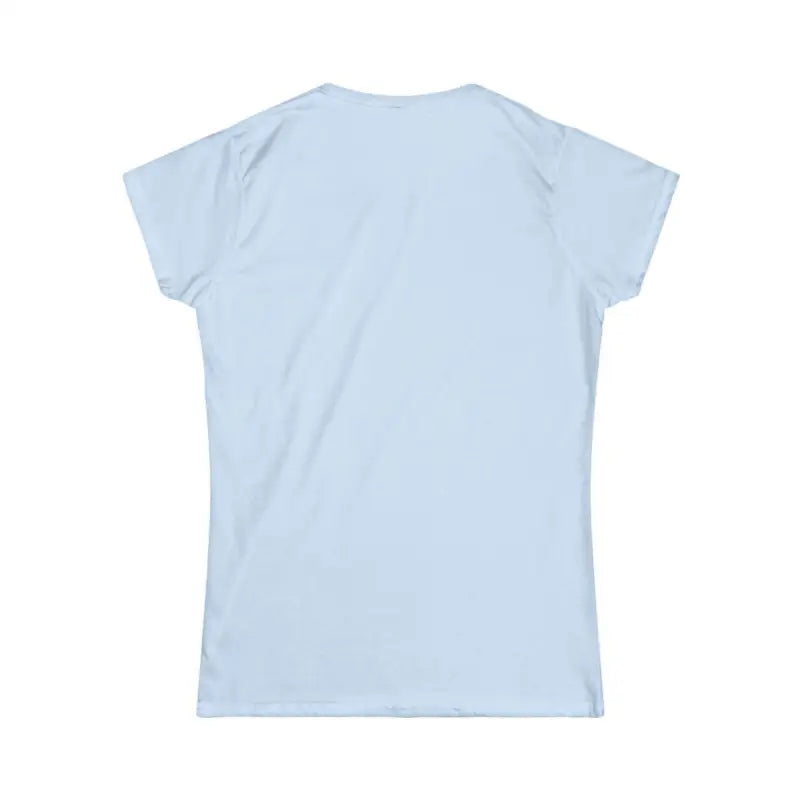 Light blue women’s t-shirt featured in Women Cat Lady Graphic Tee collection