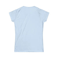 Women Cat Lady Graphic Tee in Pink Purple and Light Blue - Ocean State Styles