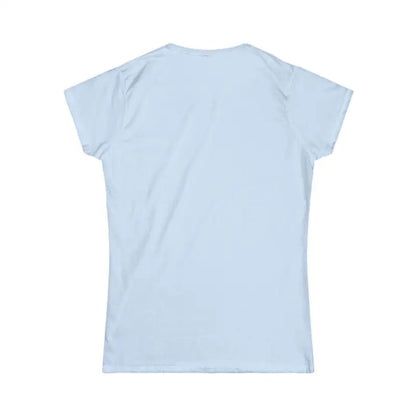 Light blue women’s t-shirt featured in Women Cat Lady Graphic Tee collection