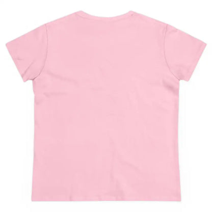 Pink short-sleeved Women’s Lucky Shamrock Tee for St. Patrick’s Day celebration
