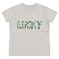 Women Lucky Shamrock Tee for St Patrick Day Celebration - Ocean State Styles